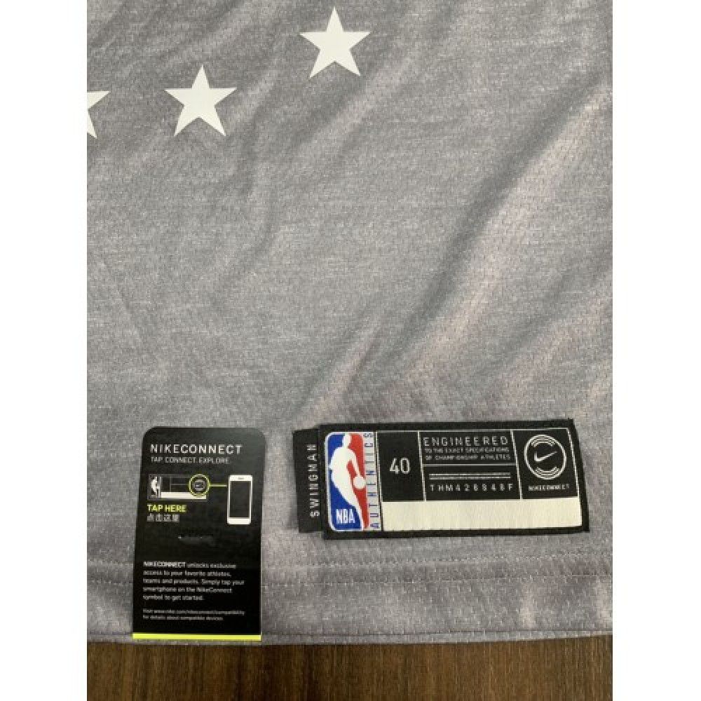 Men's Philadelphia 76ers Joel Embiid #21 Gray Swingman Jersey - City Edition-Pro Kit Vault | Brand New 26/27 Sports Jerseys
